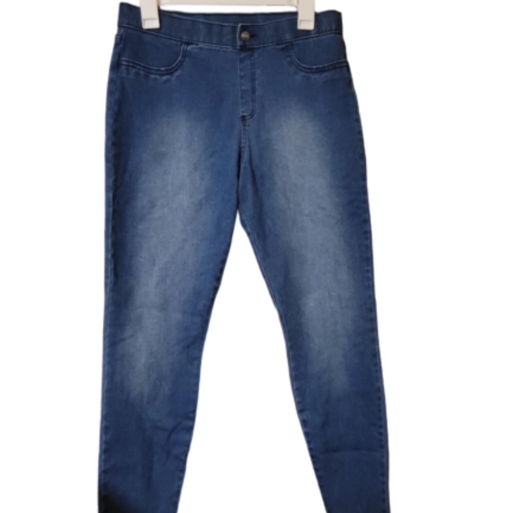 Hue Studio Denim Leggings (L, 12-14)